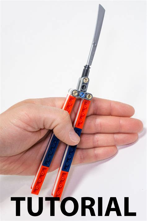How to make this cool LEGO Butterfly Knife step by step | Lego ...