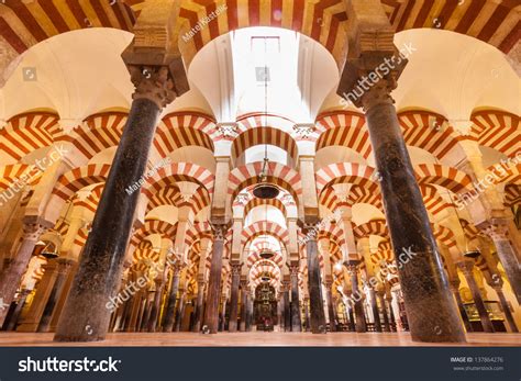 Interior Cathedral Former Great Mosque Cordoba Stock Photo 137864276 ...