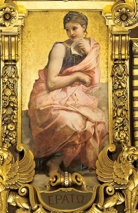 Erato in greek mythology is one of the Muses, daughters of Zeus and the ...