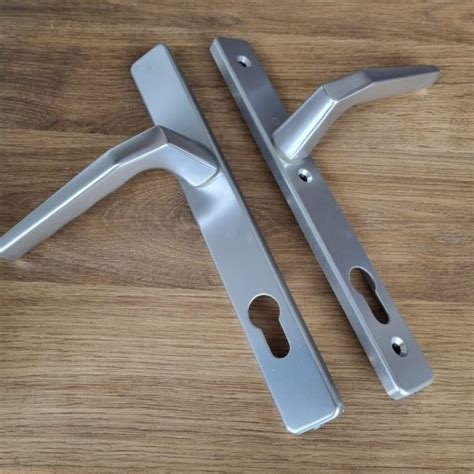 92mm Silver 3 Hole Fix Lever/Lever Handles x 5 pairs (promodh12) - King Solutions - UK Door Locks