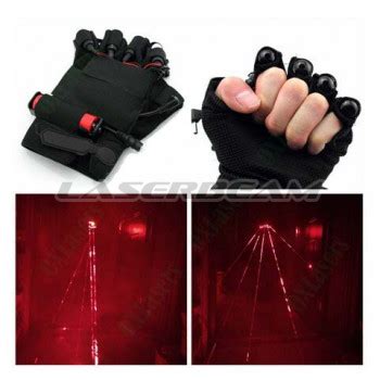 Красная лазерная перчатка Palm Light