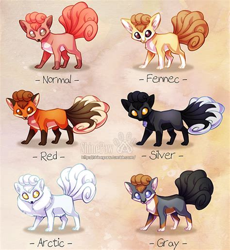 Vulpix variations — Weasyl