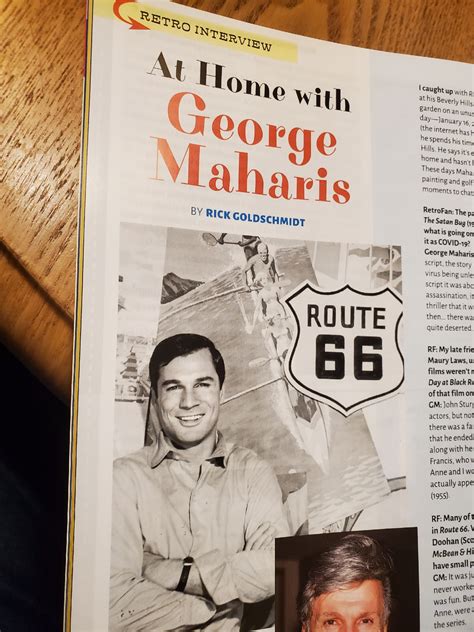 Rankin/Bass-historian: My interview with friend George Maharis in issue