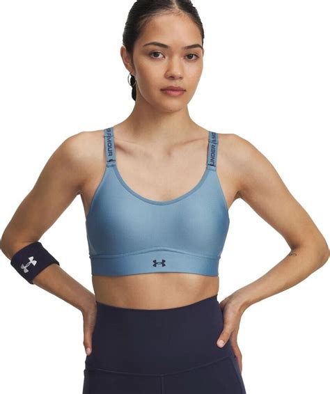 buy  armour ua infinity mid bra   blue smoke  ps