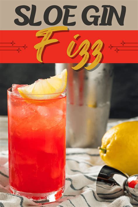 Sloe Gin Fizz Cocktail Recipe - Insanely Good