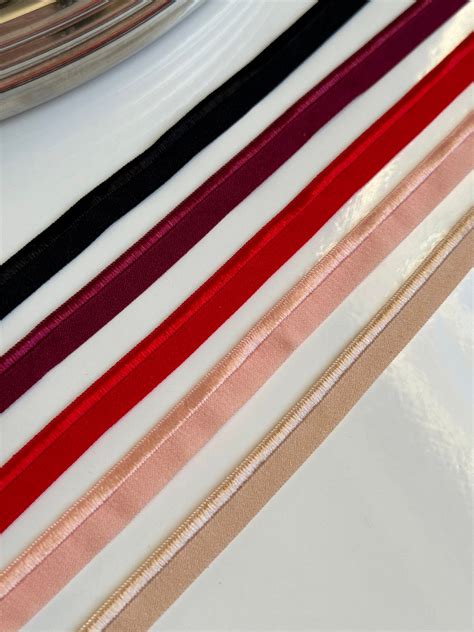 mm  piped edge elastic rolled picot edge soft  elastic