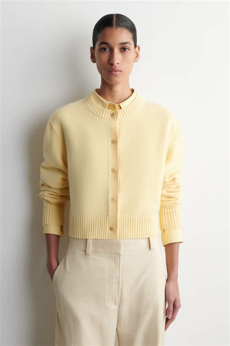 merino wool sweater butter yellow