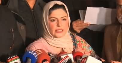 Fawad Chaudhry's wife Hiba Fawad's media talk after meeting Imran Khan