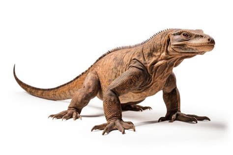 Premium Photo | Komodo Dragon isolated on a white background