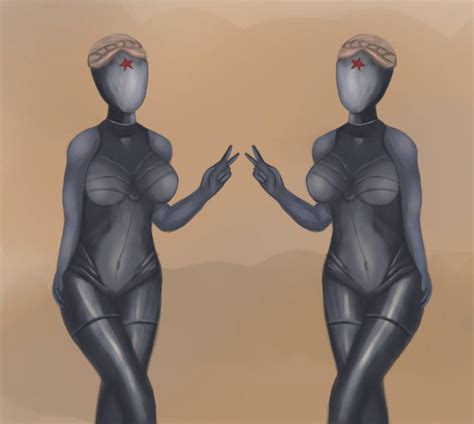 The twins from Atomic Heart by qsquadroneArt on DeviantArt