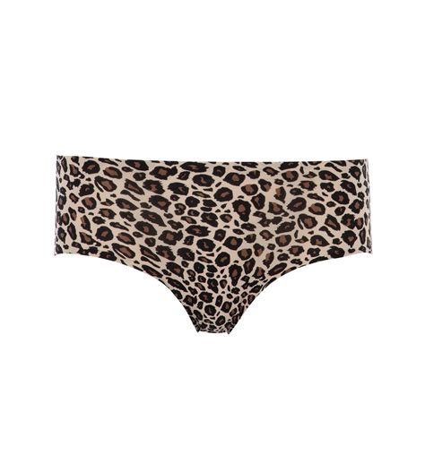 Shorty imprimé Softstretch Leopard Nude CHANTELLE | Lingerie Sipp