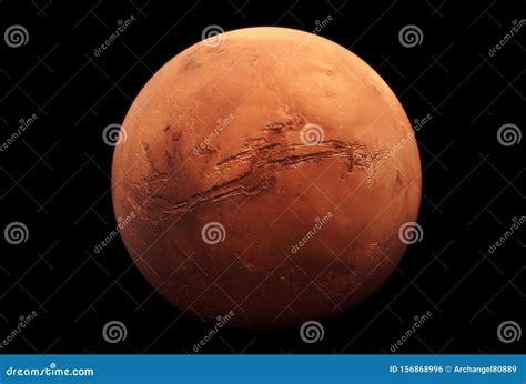 Qual A Cor Do Planeta Marte - Planeta Marte, Em Cor Vermelha Enferrujada, Sobre Fundo Escuro