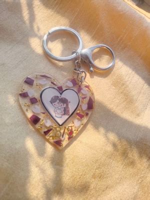 Love Resin Keychain