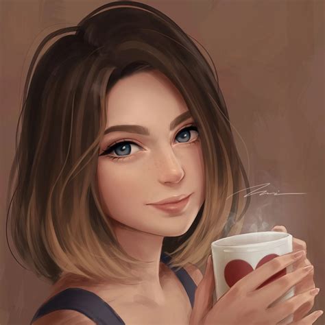 120 красивых артов девушек