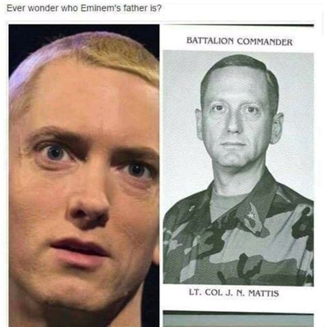 I think I found Eminem's father : Military