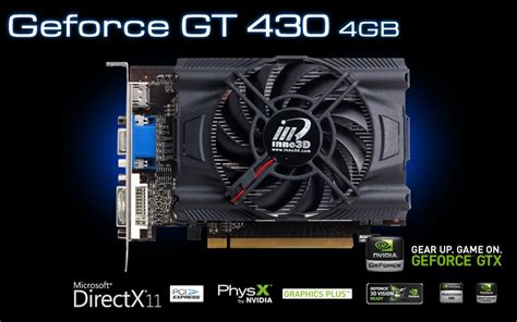 Innovision GeForce GT430 - 4GB GDDR3 - (700MHz, 1400MHz) (N43K-3DDV ...