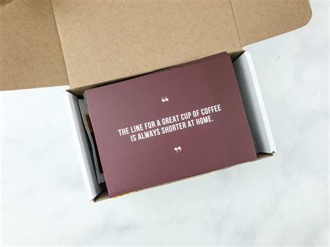 Java Presse Coffee Of The Month Club July 2018 Subscription Box Review