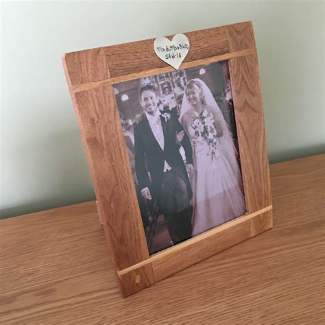 Personalised wedding photo frame bespoke photo frame gift | Etsy