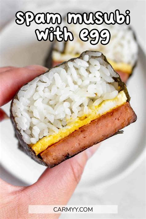 Spam Musubi with Egg - Carmy - Easy Healthy-ish Recipes