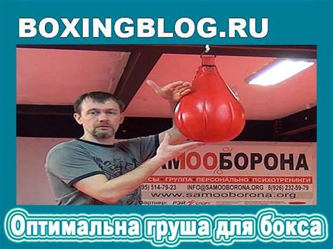 Выбор боксерской груши: какая оптимальна