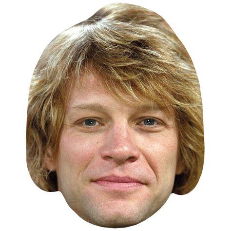 Jon Bon Jovi (Long Hair) Big Head - Celebrity Cutouts