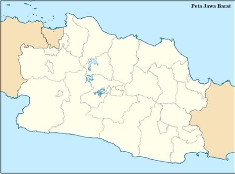 Peta Jawa Barat Lengkap Terbaru Gambar HD Lengkap dan Keterangannya