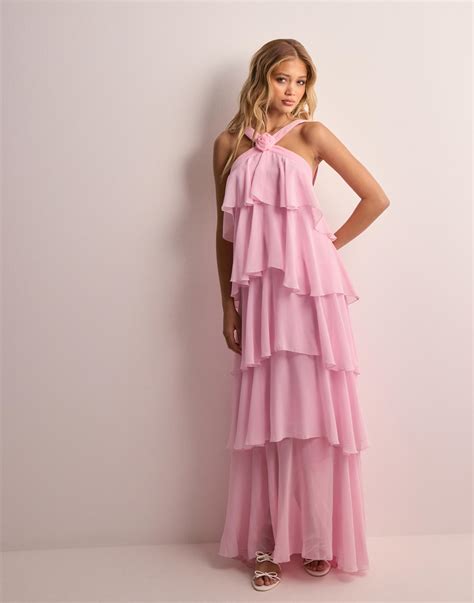 pink ruffle dresses 8