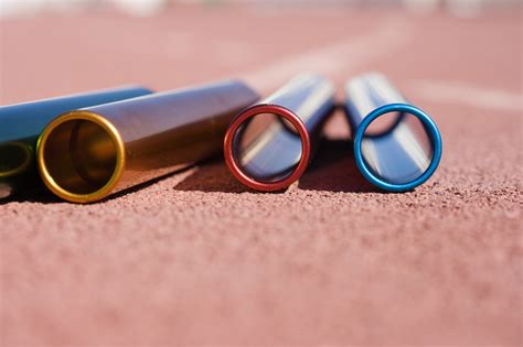 Relay batons on track Free Photo Download | FreeImages