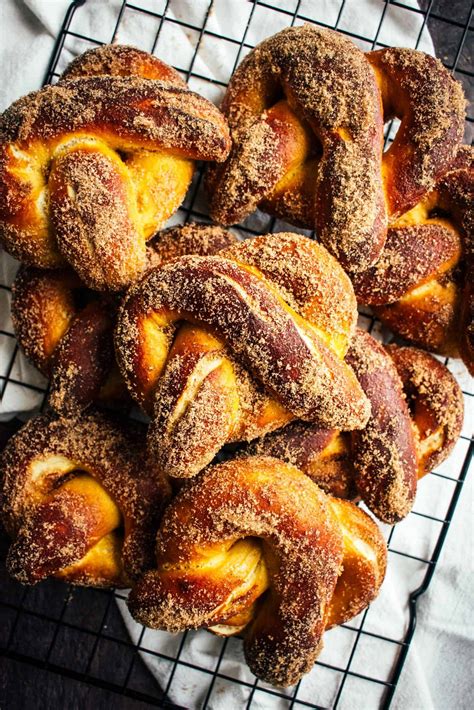 Homemade Soft Cinnamon Sugar Pretzels - Humbly Homemade