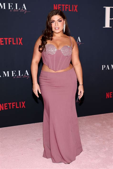 GABRIELLA HALIKAS at Pamela, A Love Story Premiere in Hollywood 01/30