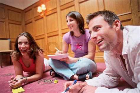 A group listening to a speaker | Stock image | Colourbox