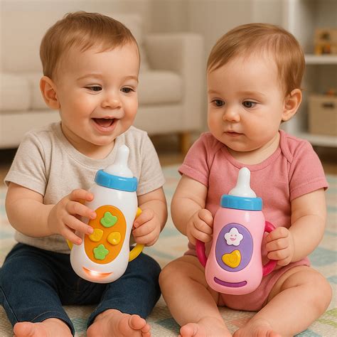 Mamadeira Para Bebe De 1 Ano - Brinquedo Musical para Bebê 1 ano Mamadeira com Música e Luz Menino e ...