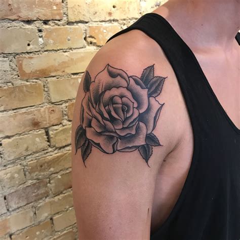 Mens rose tattoo | Rose tattoos for men, Rose tattoo, Tattoos