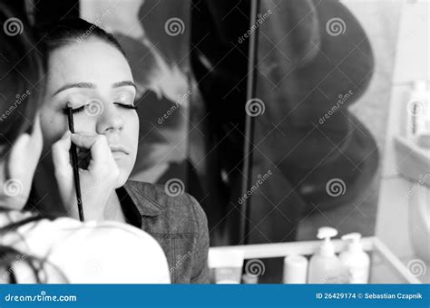 Makeup professional stock photo. Image of paint, beauty - 26429174