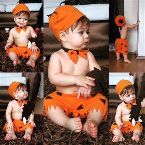 Bam bam and pebbles costume – Artofit
