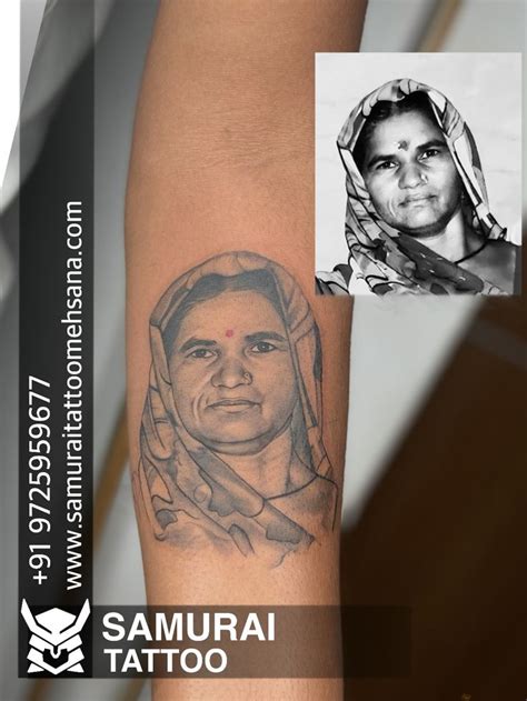 Portrait tattoo |Face tattoo |Mom dad face tattoo |Mom dad tattoo ...