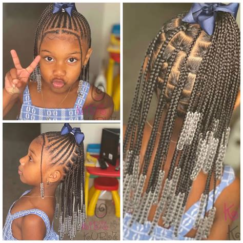 25 Cute Braids With Beads For Kids