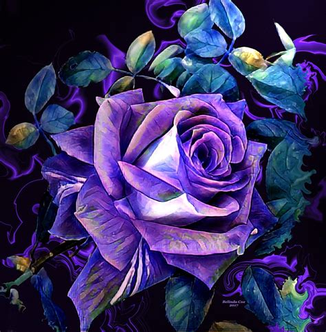 Purple Rose Art Wallpapers - Top Free Purple Rose Art Backgrounds