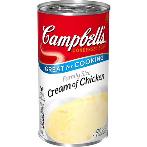 Campbell’s Condensed Cream of Chicken Soup, Family Size, 22.6 Ounce Can