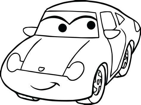 15 Collections Of Coloring Pages Car Easy For Free - Digitrenz