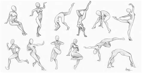 Cute Female Body Pose Coloring Pages