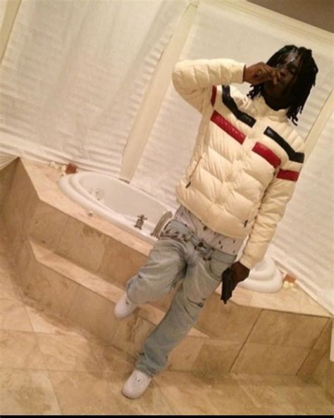 Moncler White Stripe Menuire Puffer Jacket Chief Keef | Grailed