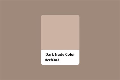 ultimate guide  nude color meaning hex code shades color schemes