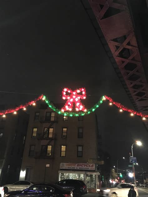 First winter in Astoria, these lights all around Ditmars and up 23rd