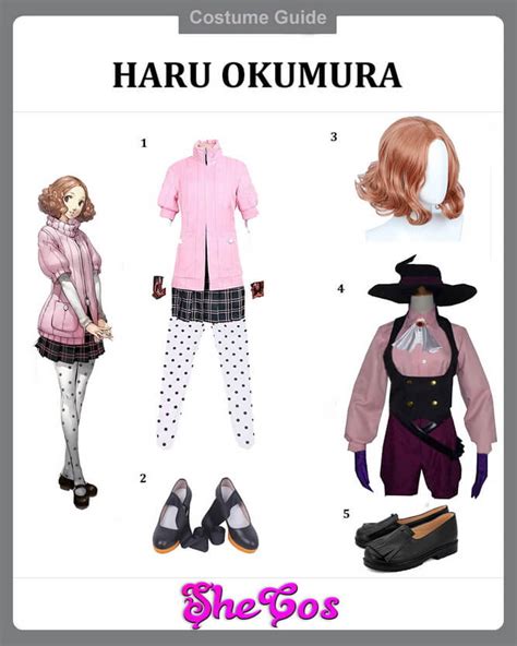 The Completed DIY Guide on Persona 5 Haru Okumura Cosplay | SheCos