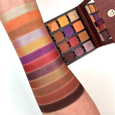 Свотчи новых палеток теней для век Viseart Eyeshadow Palettes Winter ...
