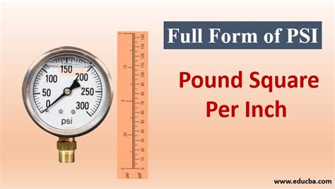 Full Form of PSI | How to Calculate Pounds Per Square Inch?