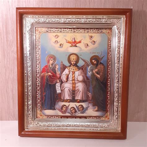 Икона Иисус Христос Царь Славы, Лик 15х18 См, в Светлом Прямом ...