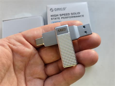 Обзор быстрой флешки Orico UFSD-LD с разъемами USB-A и USB-C 3.2 ...