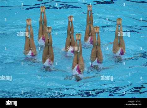 Synchronized Swimming China High Resolution Stock Photography and ...